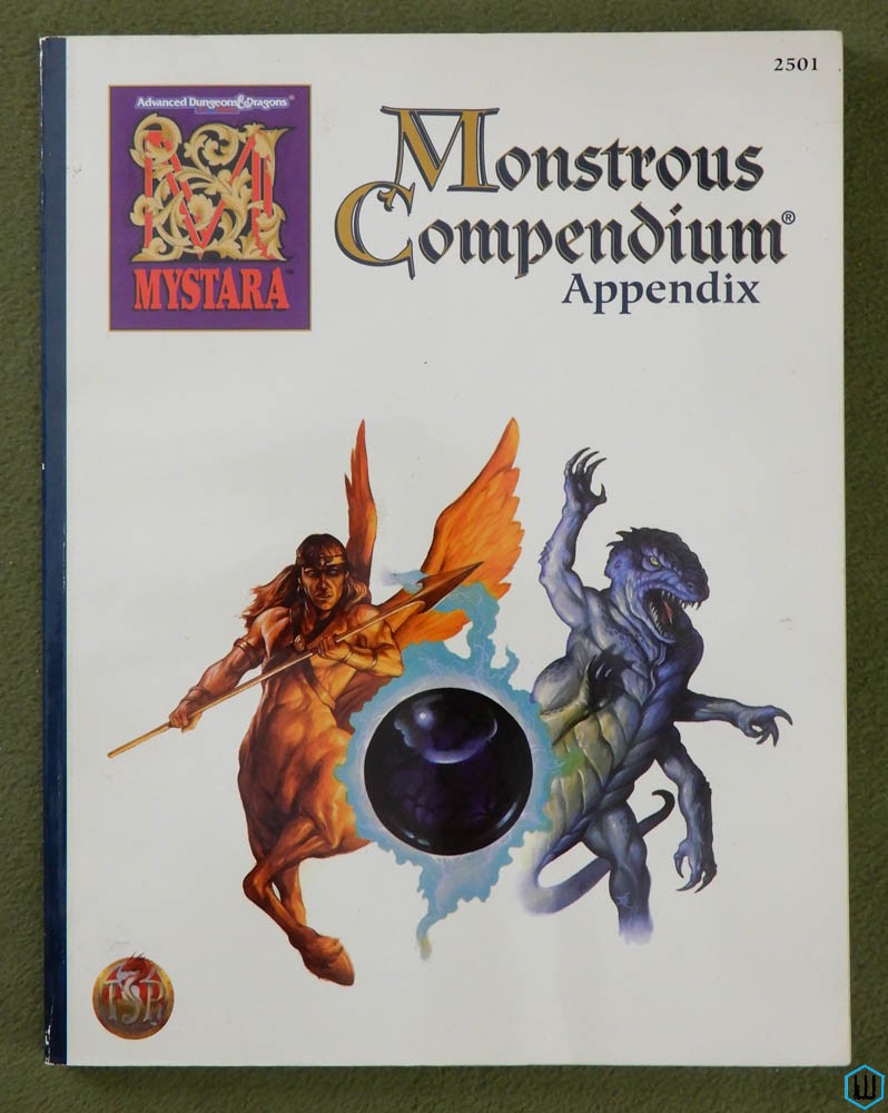 MYSTARA Monstrous Compendium Appendix (Advanced Dungeons Dragons)
