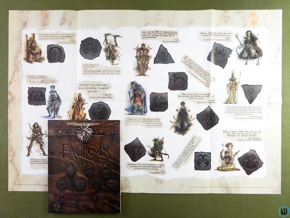 Image for The Factol's Manifesto (Advanced Dungeons Dragons Planescape) Original w MAP The Factol's Manifesto (Advanced Dungeons Dragons Planescape) Original w MAP