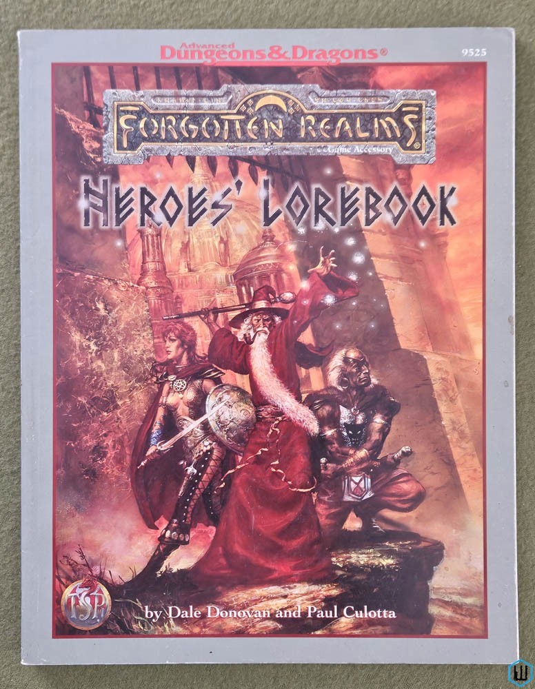 Image for Heroes' Lorebook (Advanced Dungeons Dragons Forgotten Realms) Original TSR 9525 Heroes' Lorebook (Advanced Dungeons Dragons Forgotten Realms) Original TSR 9525