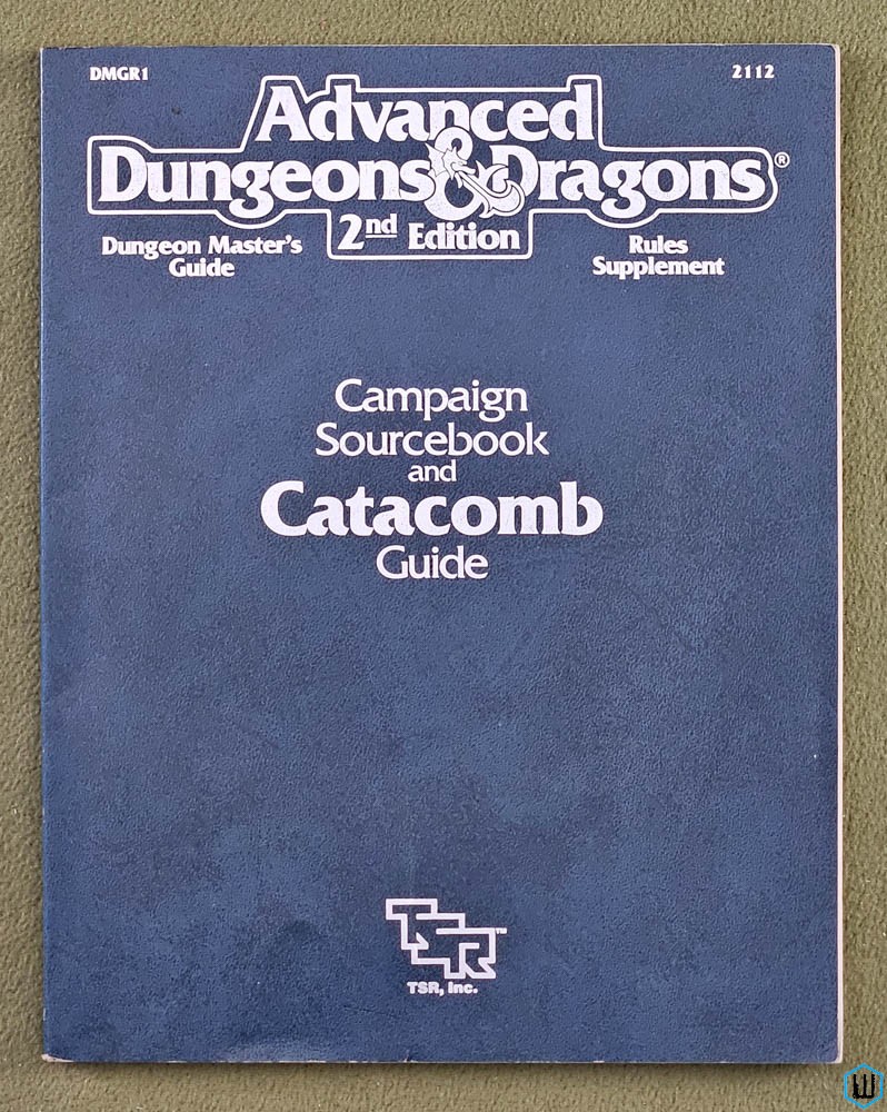 Campaign Sourcebook & Catacomb Guide (Advanced Dungeons Dragons DMGR1)