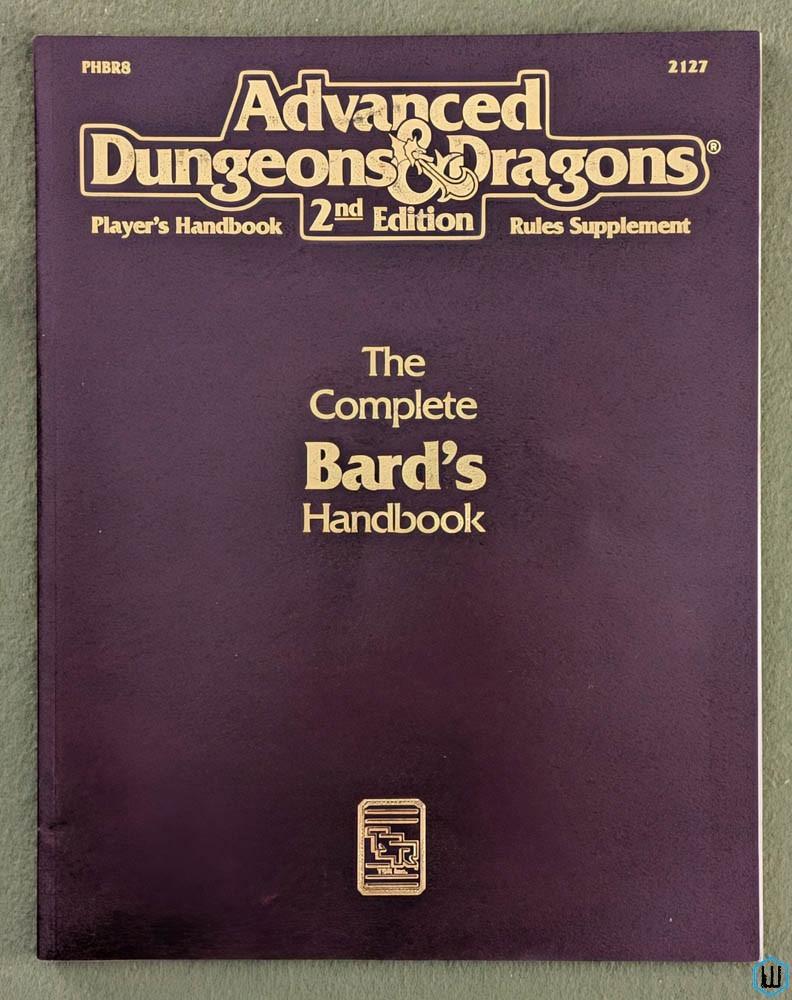 The Complete Bard's Handbook (Advanced Dungeons Dragons PBHR7) TSR 2127
