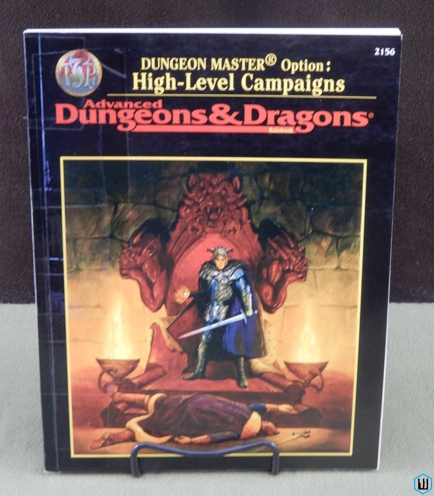 Dungeon Master Option High Level Campaigns (Advanced Dungeons Dragons) Paperback