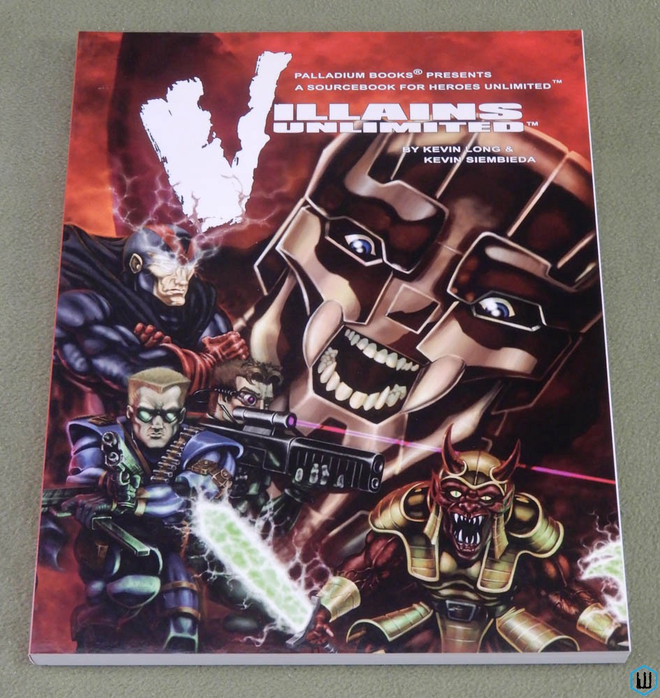 Villains Unlimited SIGNED (Heroes Unlimited RPG Sourcebook)