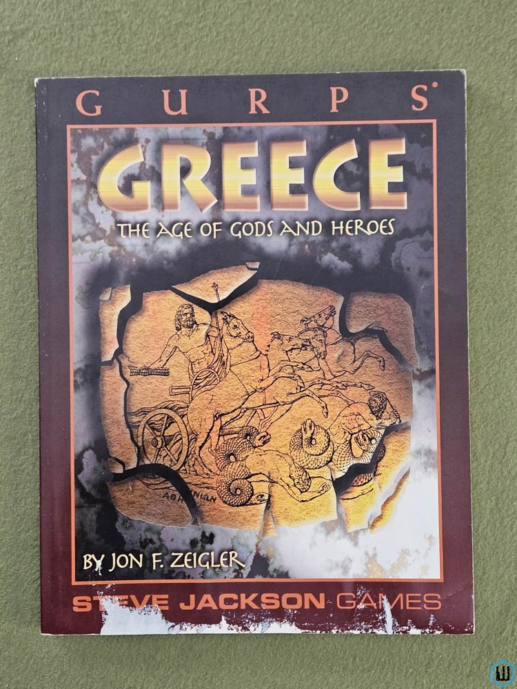 GURPS Greece: Age of Gods & Heroes - PLAY COPY Steve Jackson Games SJG 6075