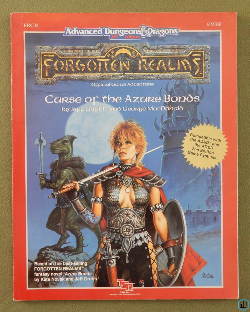 Curse of the Azure Bonds (Dungeons Dragons Forgotten Realms) - PLAY COPY