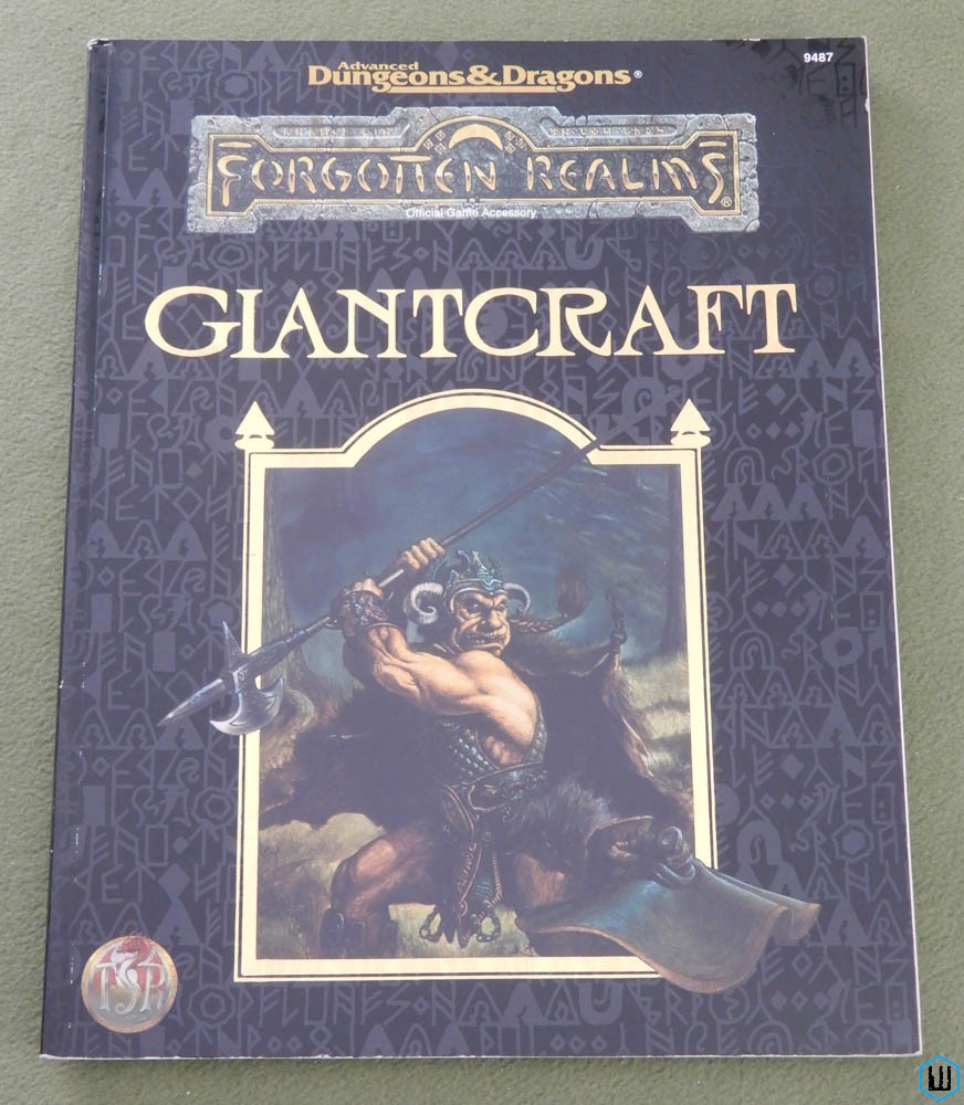 Giantcraft (Dungeons Dragons Forgotten Realms) Original 1995 edition