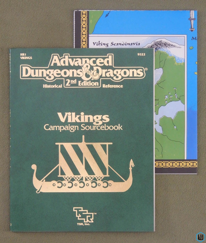 Vikings (Advanced Dungeons & Dragons Campaign Sourcebook HR1) w MAP