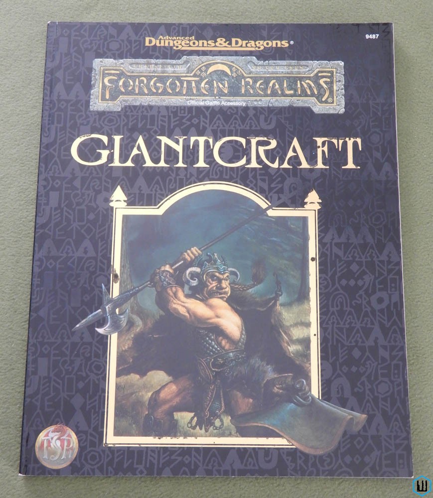 Giantcraft (Advanced Dungeons Dragons Forgotten Realms) Original 1995
