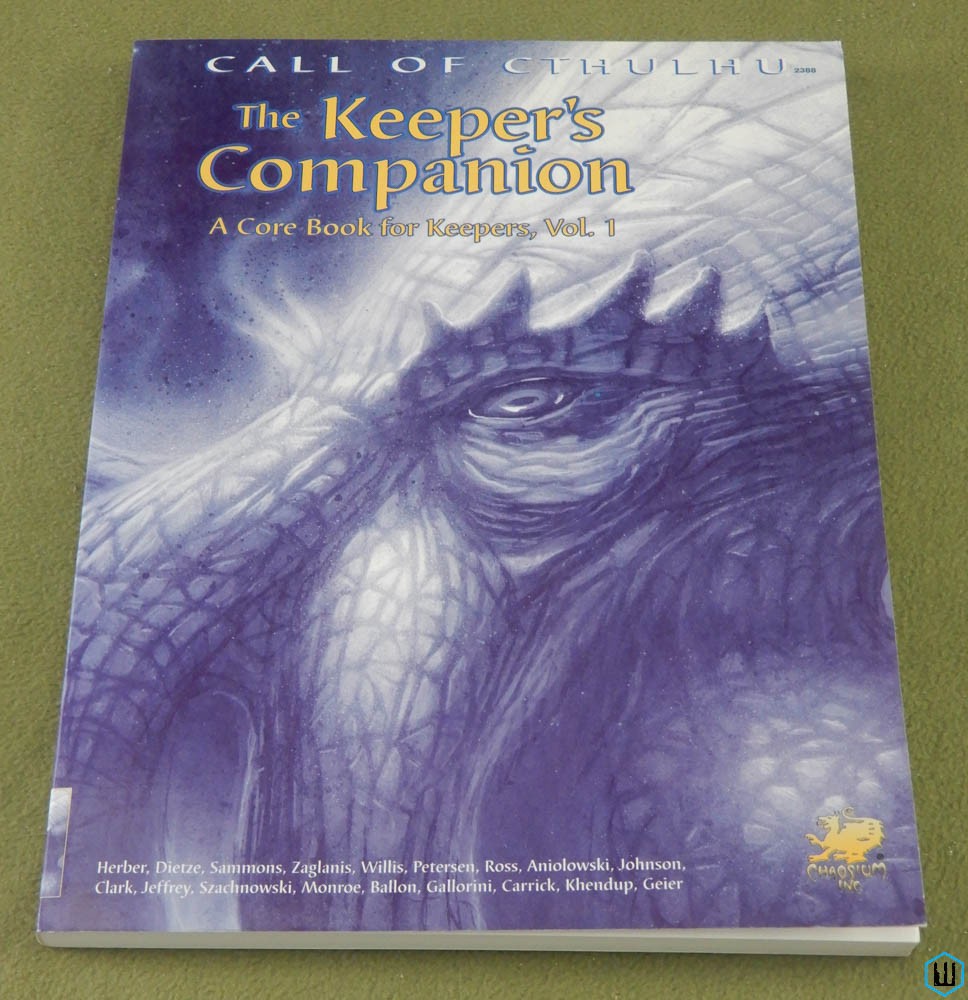 The Keeper's Companion, Volume 1 (Call of Cthulhu RPG)
