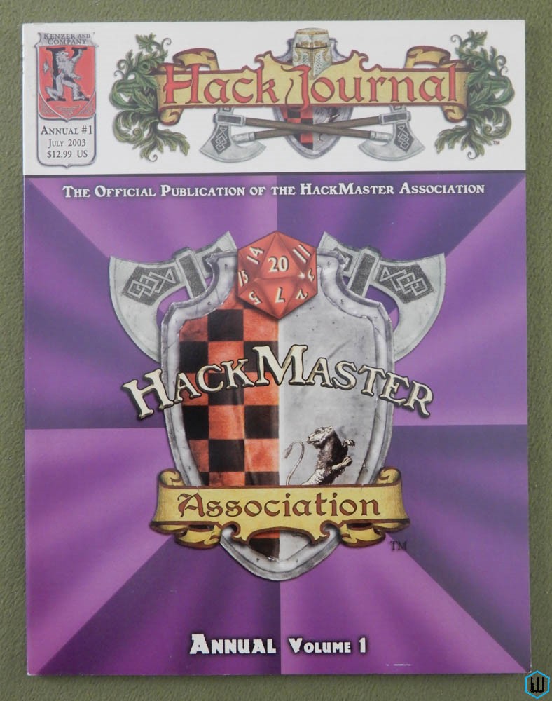 Hack Journal: HackMaster Association, Annual Volume 1