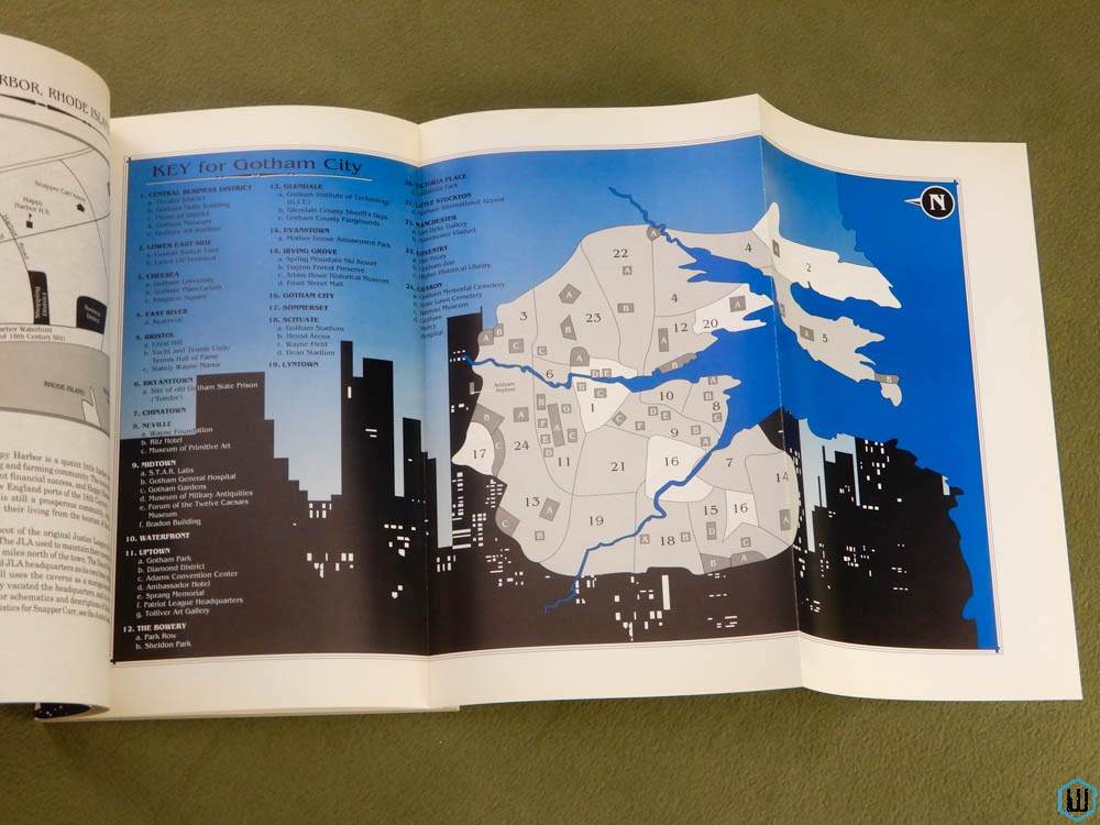 Atlas of DC Universe (DC Heroes RPG) w MAP