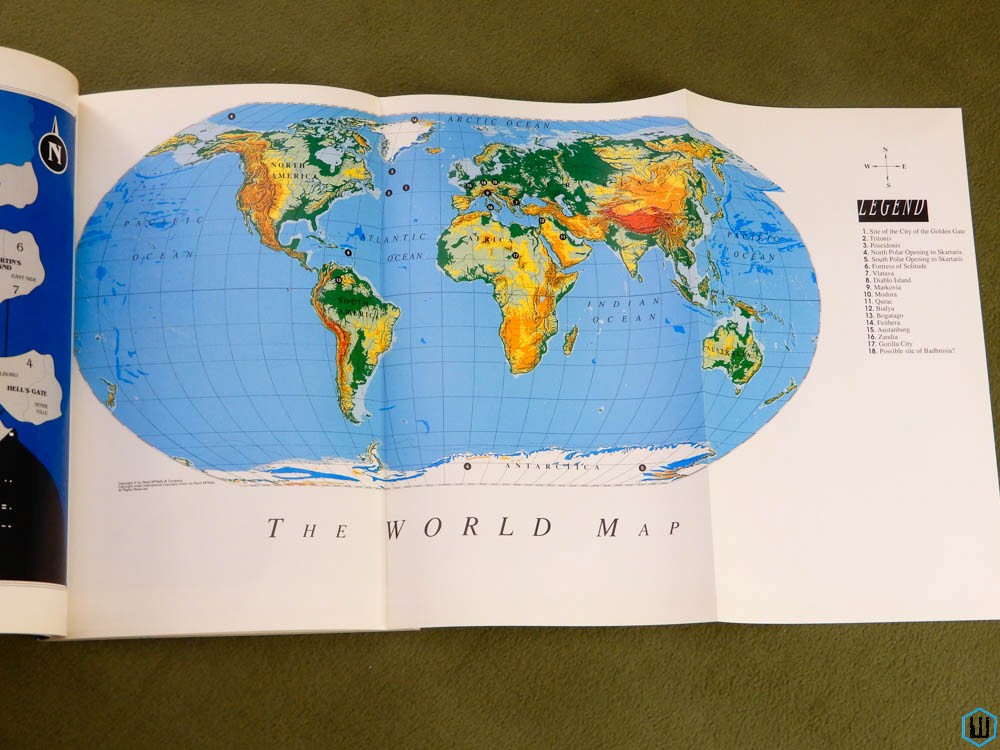 Atlas of DC Universe (DC Heroes RPG) w MAP