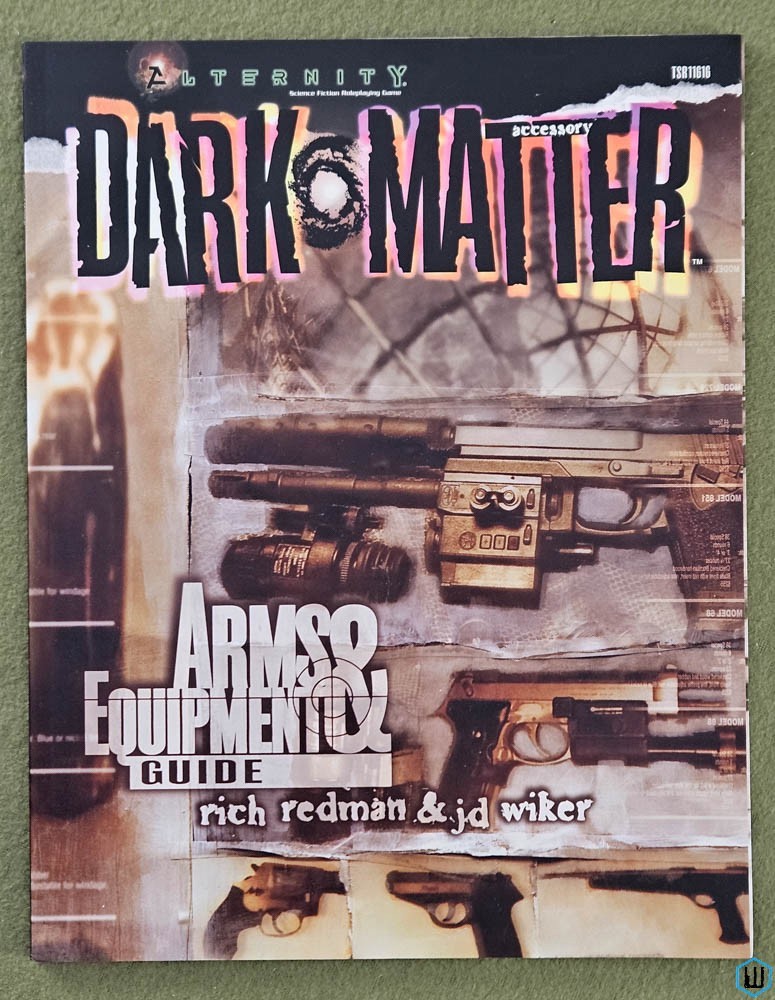 Arms & Equipment Guide (Alternity RPG Dark Matter) Wizards Coast TSR 11616