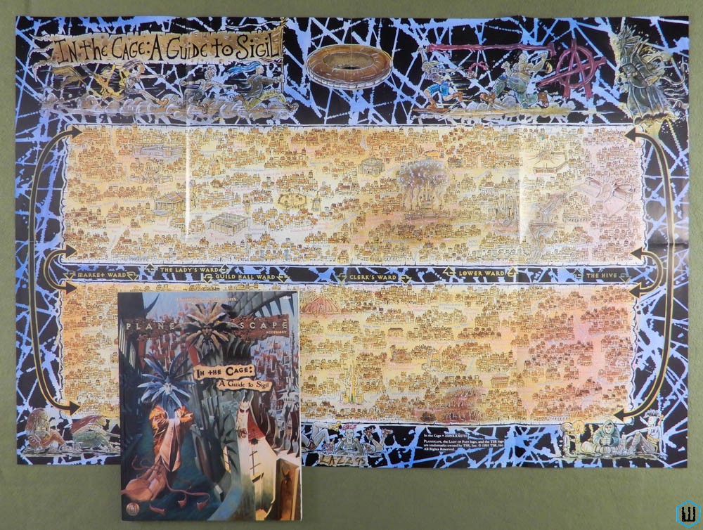 Image for In the Cage: Guide to Sigil (Dungeons Dragons Planescape) NICE Original w MAP In the Cage: Guide to Sigil (Dungeons Dragons Planescape) NICE Original w MAP