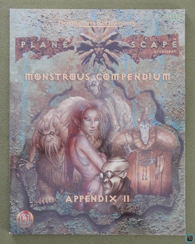 Monstrous Compendium Appendix II 2 (Advanced Dungeons Dragons Planescape) NICE