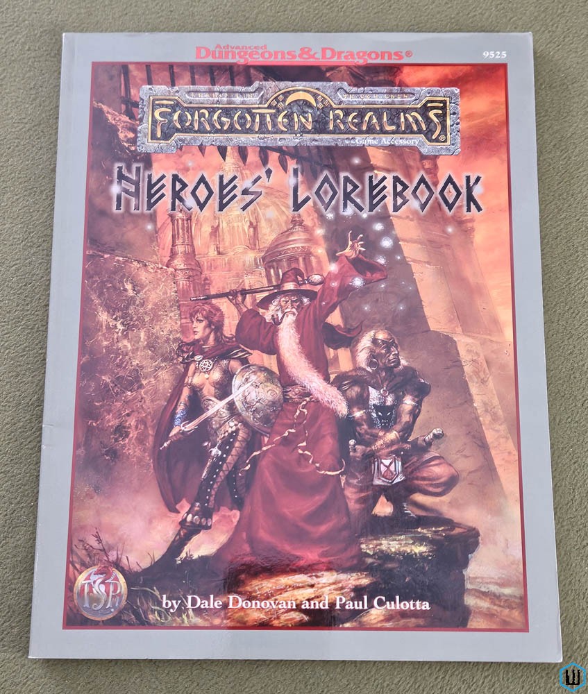 Heroes' Lorebook (Advanced Dungeons Dragons Forgotten Realms) Original