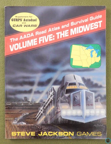 Image for AADA Road Atlas Survival Guide Volume Five 5: The Midwest (GURPS Autoduel Car Wars)