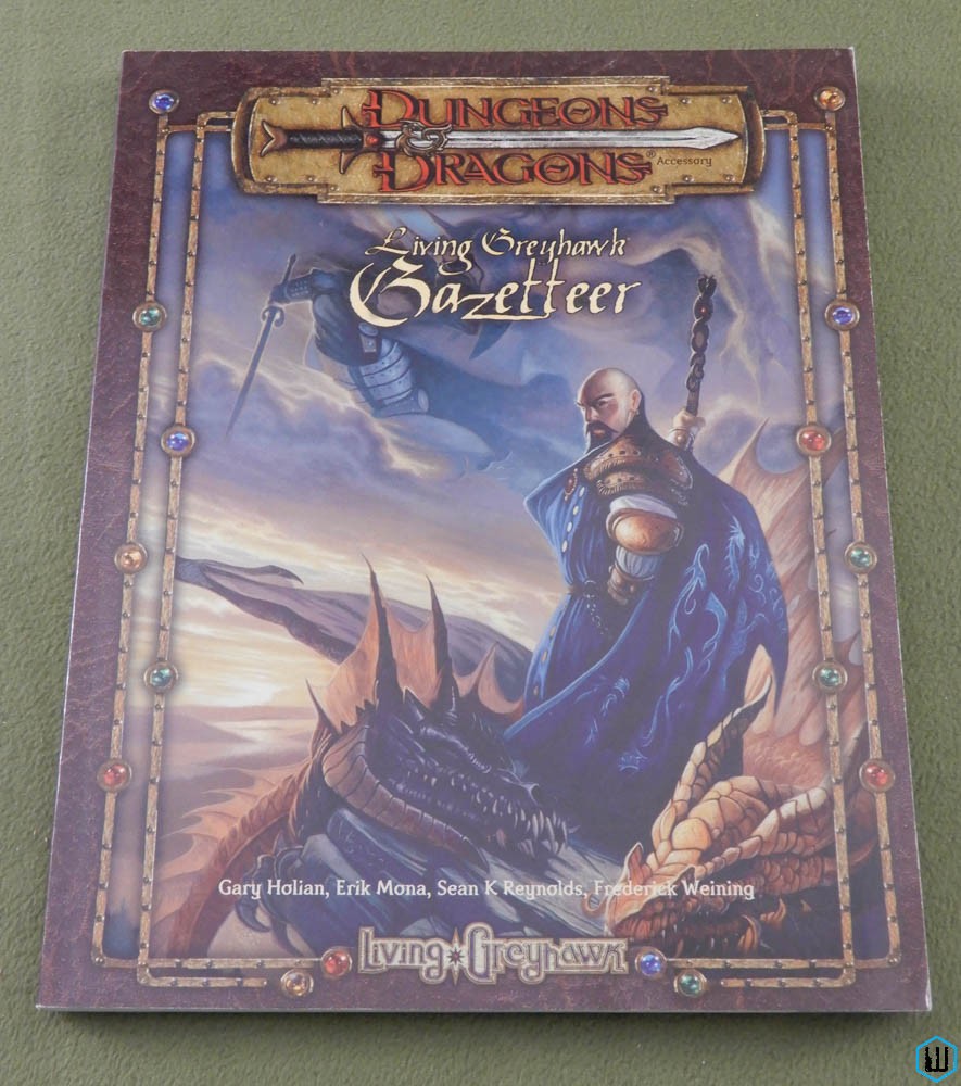 Living Greyhawk Gazetteer (Dungeons & Dragons) with MAP
