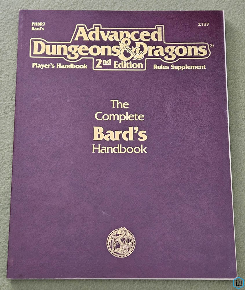 The Complete Bard's Handbook (Advanced Dungeons Dragons PBHR7) TSR 2127
