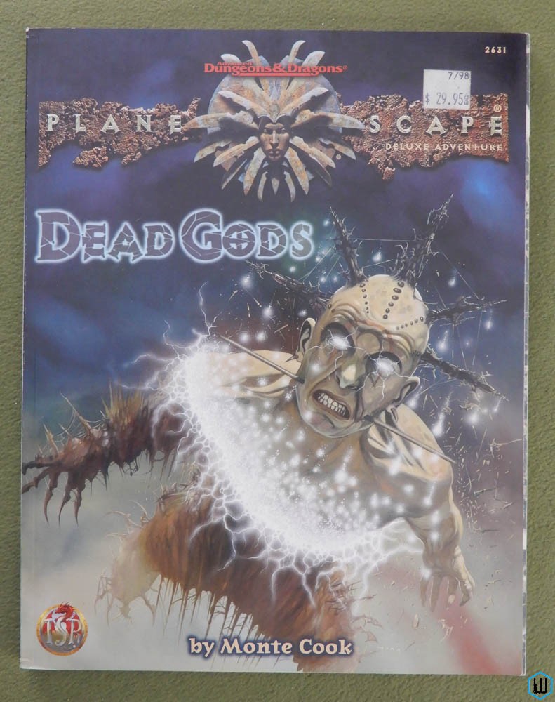 Dead Gods (Advanced Dungeons Dragons Planescape) Original w Poster Map