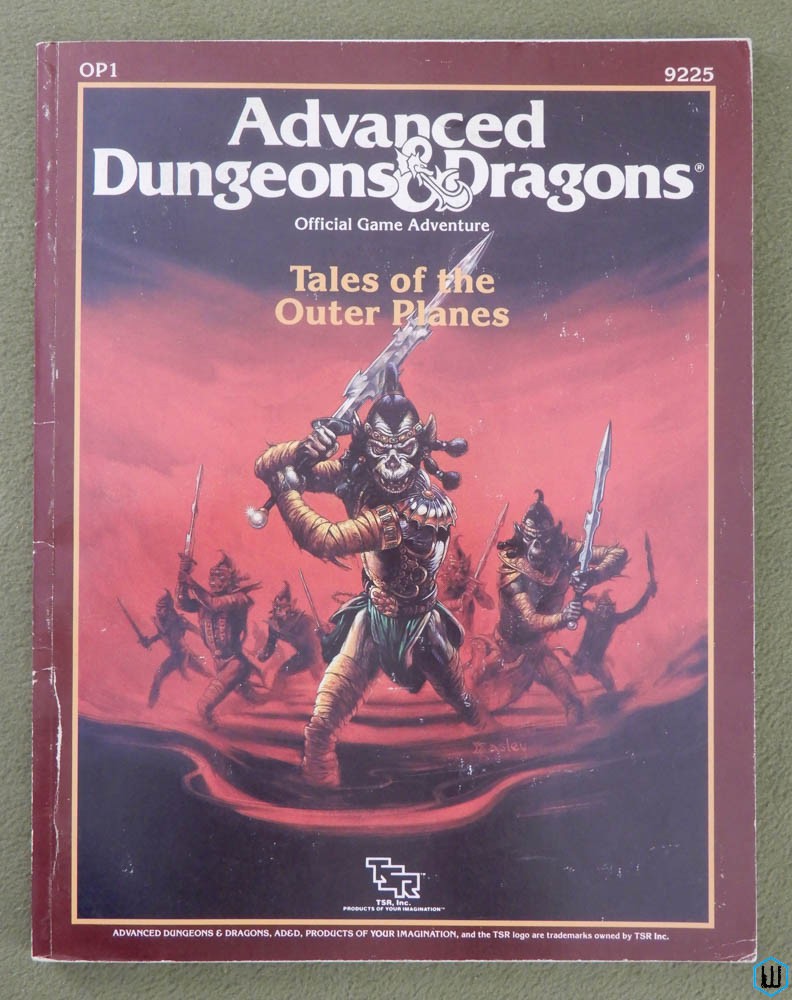 Tales of the Outer Planes (Advanced Dungeons Dragons OP1) Original edition