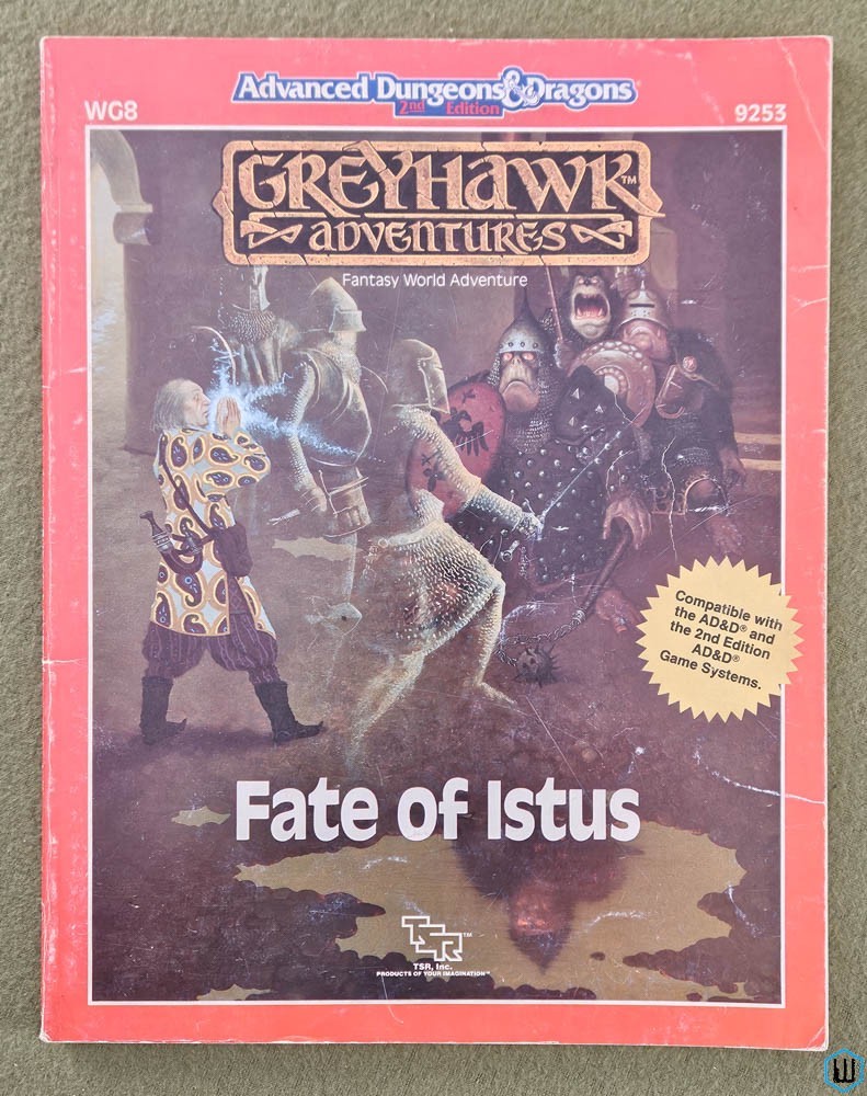 Fate of Istus (Advanced Dungeons Dragons Greyhawk WG8) TSR 9253