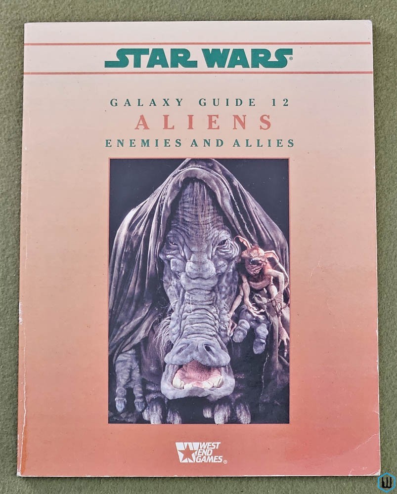 Galaxy Guide 12: Aliens Enemies and Allies (Star Wars D6 RPG) West End Games WEG 40087