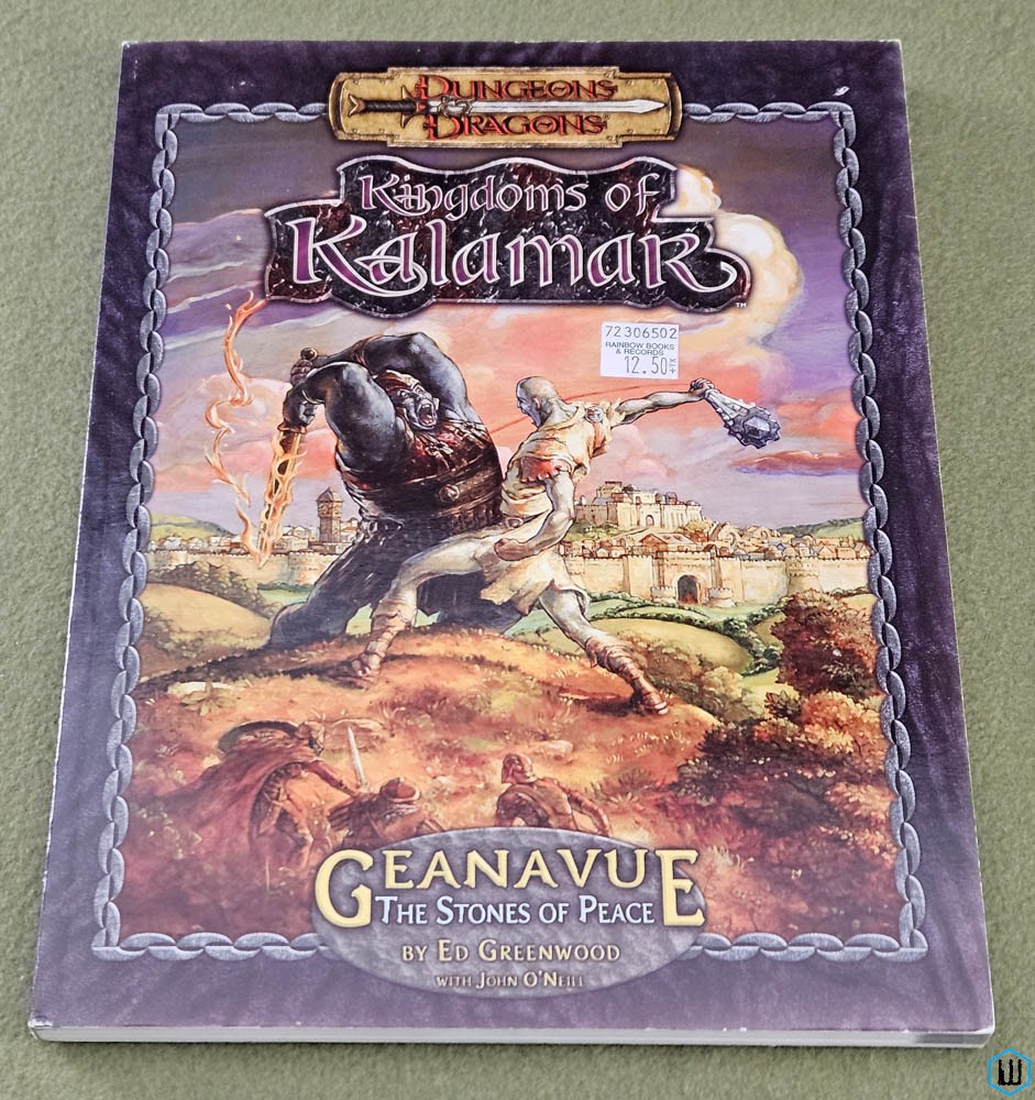 Geanavue: The Stones of Peace (Dungeons Dragons Kingdoms of Kalamar) Kenzer K&C1001