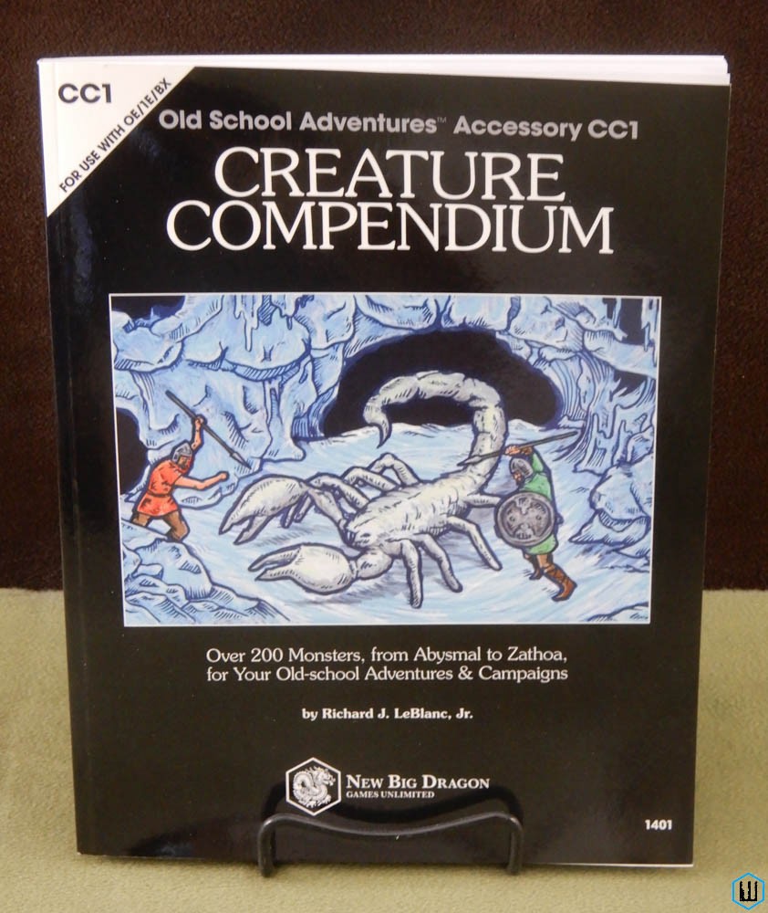Creature Compendium (Old School Adventures CC1) Richard LeBlanc OSR