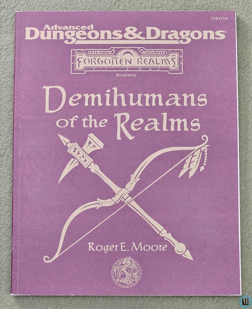 Demihumans of the Realms (Advanced Dungeons Dragons Forgotten Realms) TSR 11316