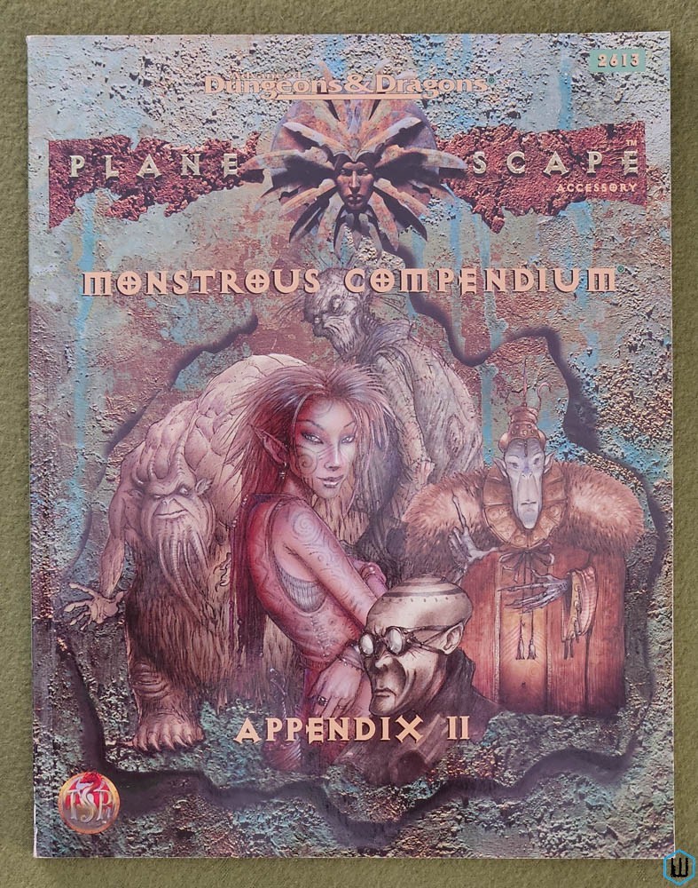 Monstrous Compendium Appendix II 2 (Advanced Dungeons Dragons Planescape) TSR 2613