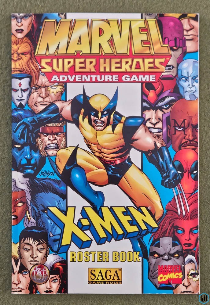 X-Men Roster Book (Marvel Super Heroes Adventure Game RPG) TSR 6927