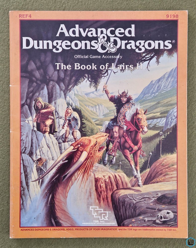 Image for Book of Lairs II 2 (Advanced Dungeons & Dragons REF4) Original 1987 edition TSR 9198 Book of Lairs II 2 (Advanced Dungeons & Dragons REF4) Original 1987 edition TSR 9198