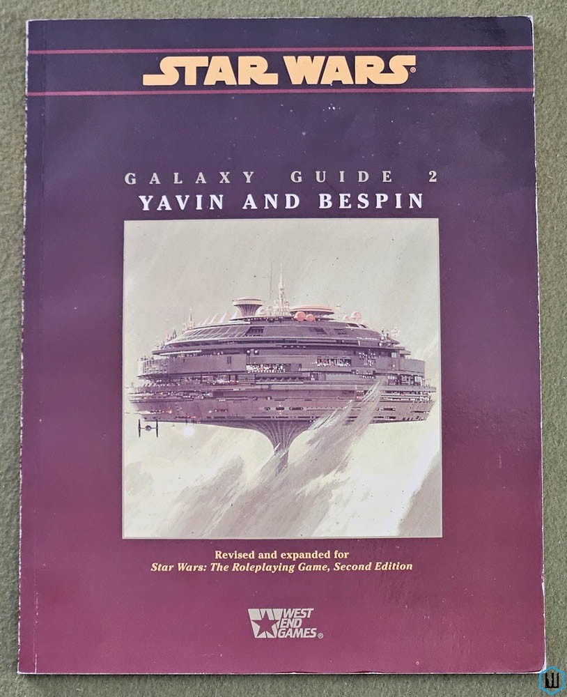Galaxy Guide 2: Yavin & Bespin (Star Wars D6 RPG 2nd Edition) West End Games WEG 40119