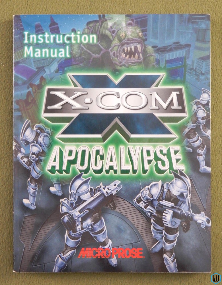 Instruction Manual: X-Com Apocalypse (PC Video Game Guide)