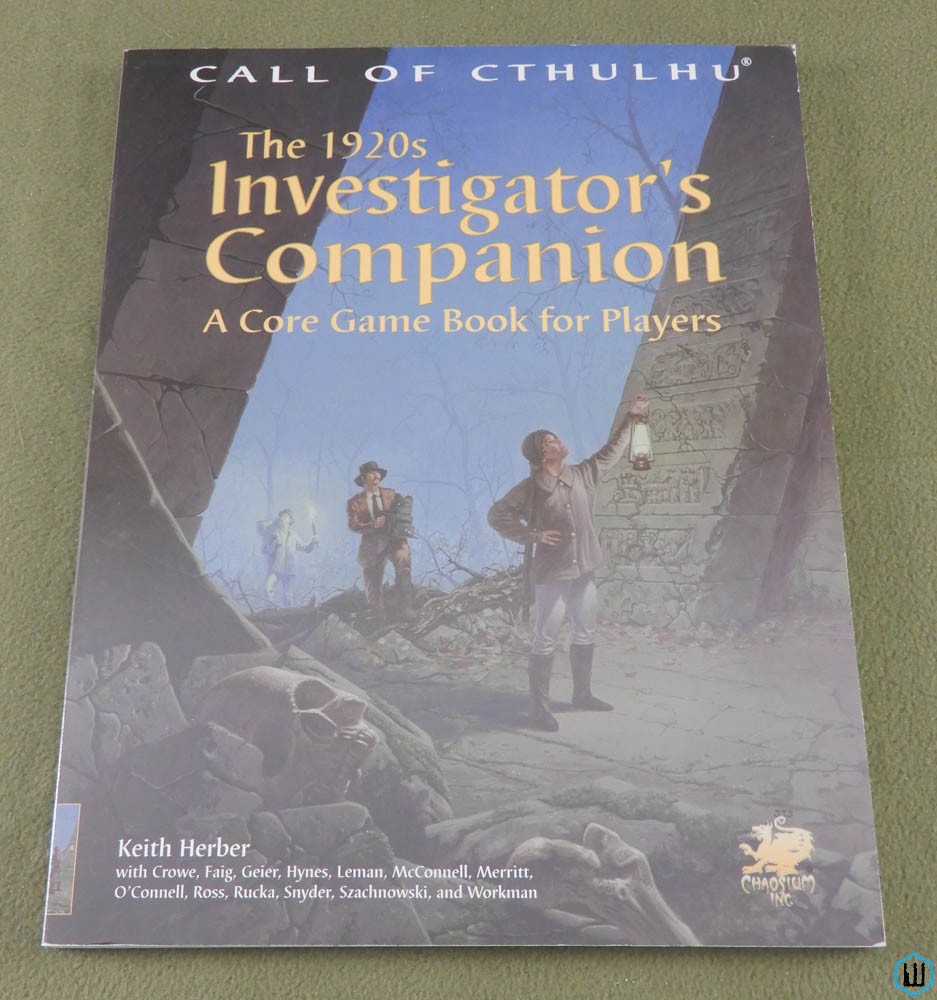 The 1920s Investigator's Companion (Call of Cthulhu RPG)