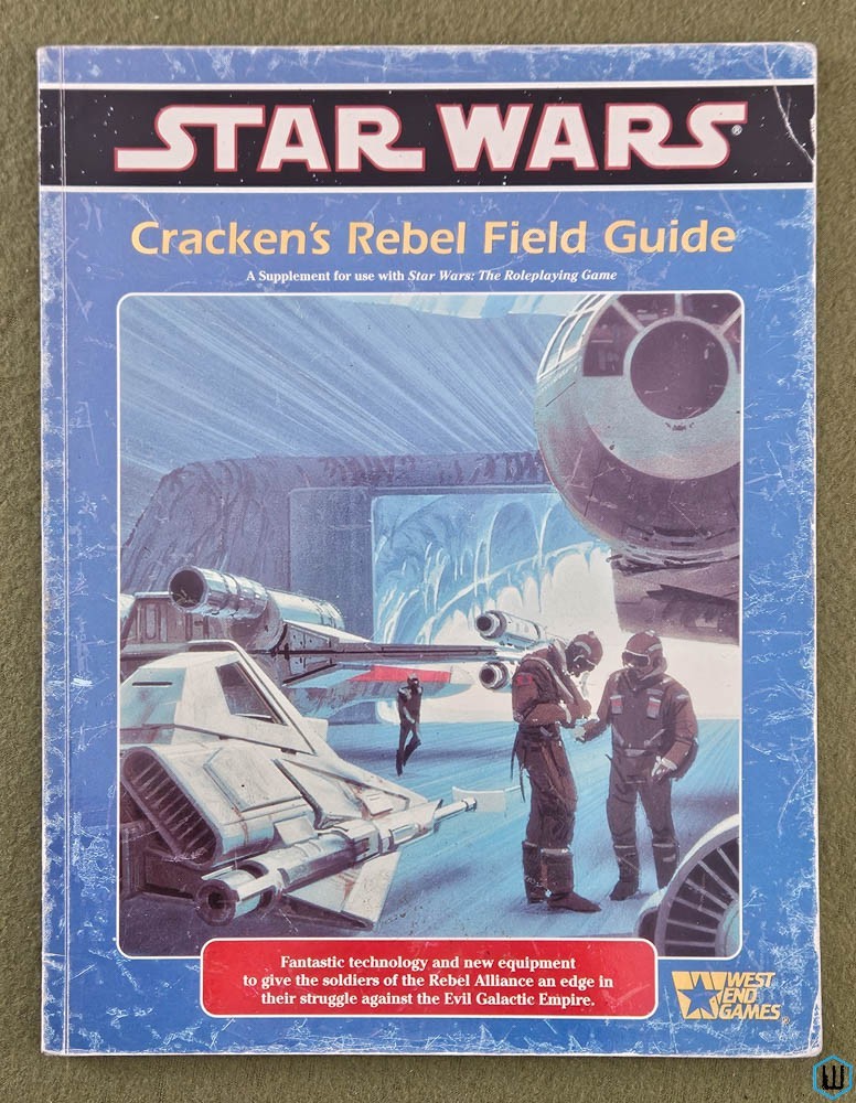 Cracken's Rebel Field Guide PLAY COPY (Star Wars D6 RPG) West End Games WEG 40046