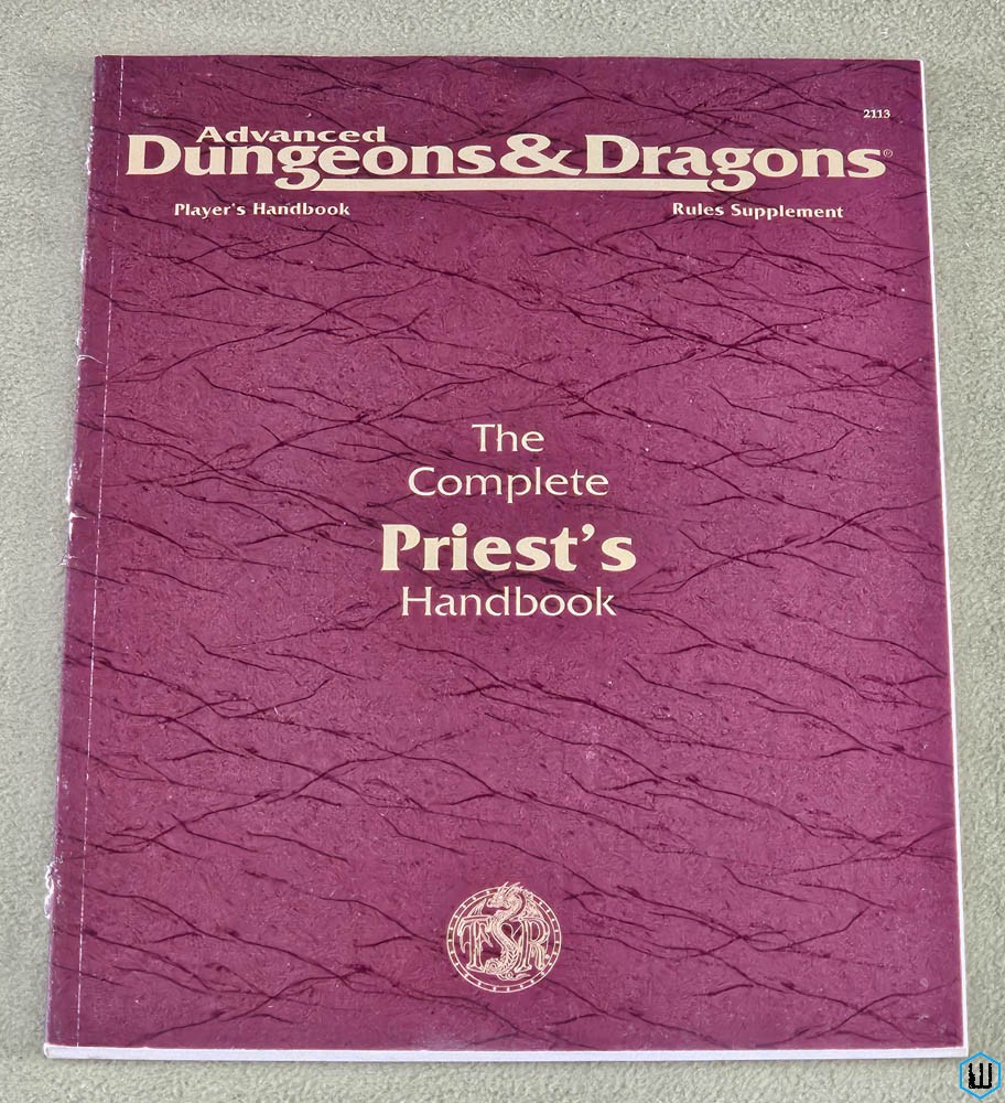 Complete Priest's Handbook (Advanced Dungeons Dragons PHBR3) Spine Wear