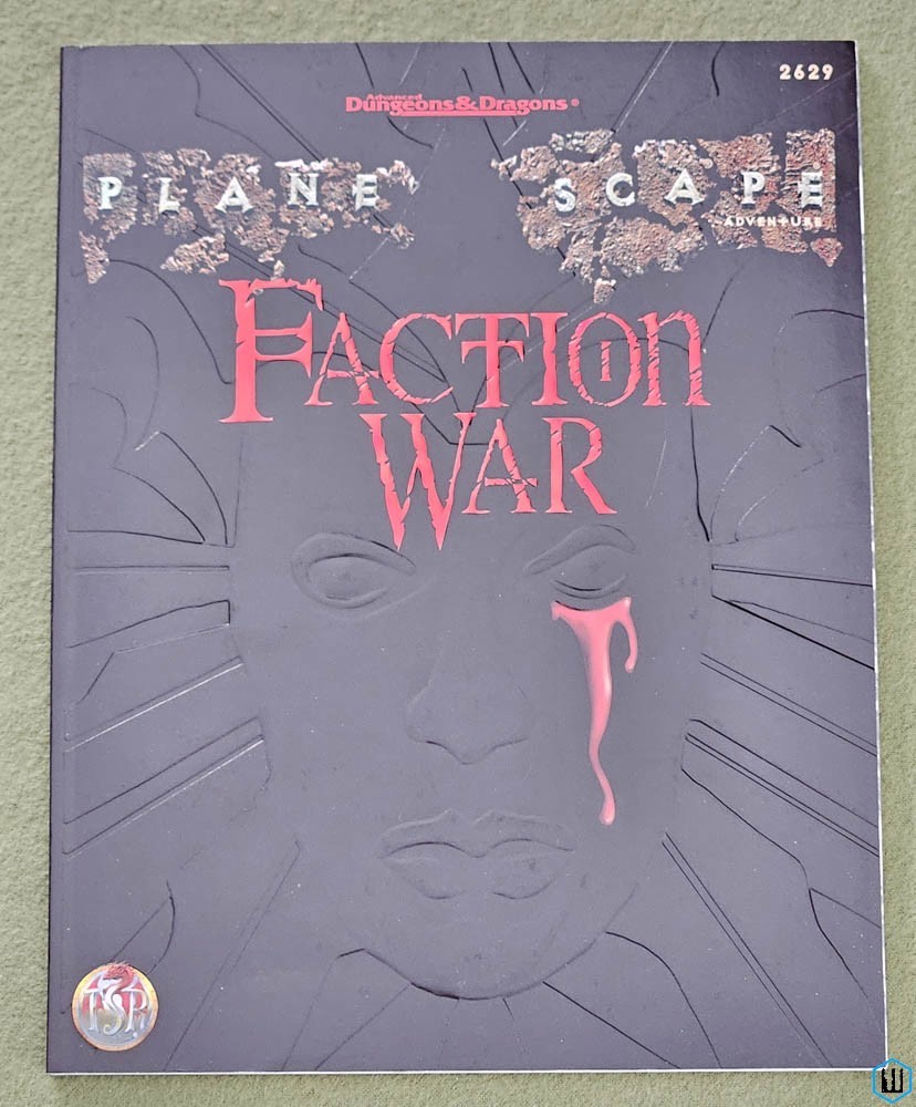 Image for Faction War (Dungeons Dragons Planescape) Original w PROMO STICKERS TSR 2629 Faction War (Dungeons Dragons Planescape) Original w PROMO STICKERS TSR 2629