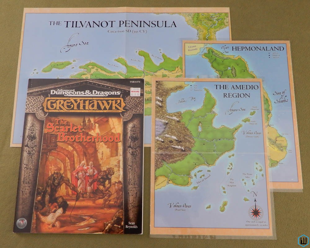 Scarlet Brotherhood (Advanced Dungeons Dragons Greyhawk) w MAP