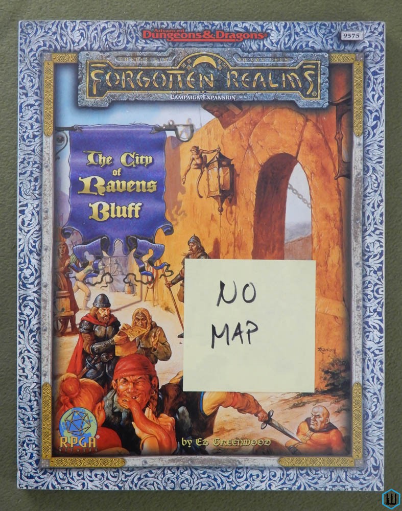 City of Ravens Bluff (Dungeons Dragons Forgotten Realms RPGA) - NO MAP