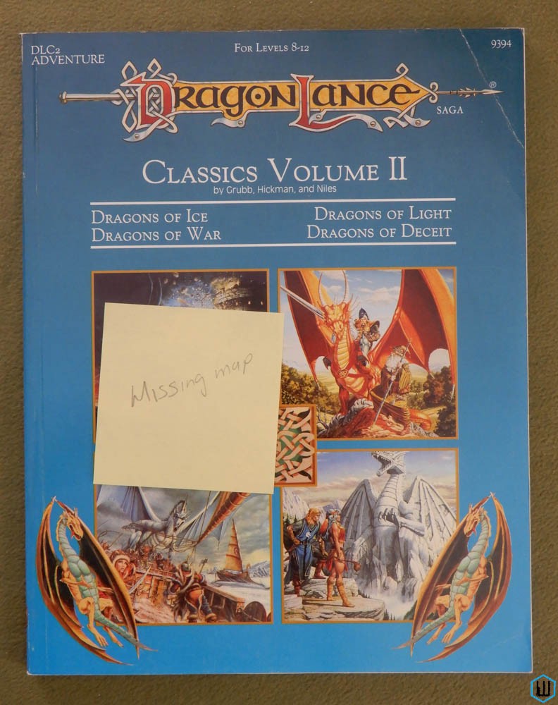 Image for Dragonlance Classics, Volume 2 (Advanced Dungeons Dragons DLC2) NO MAP Dragonlance Classics, Volume 2 (Advanced Dungeons Dragons DLC2) NO MAP