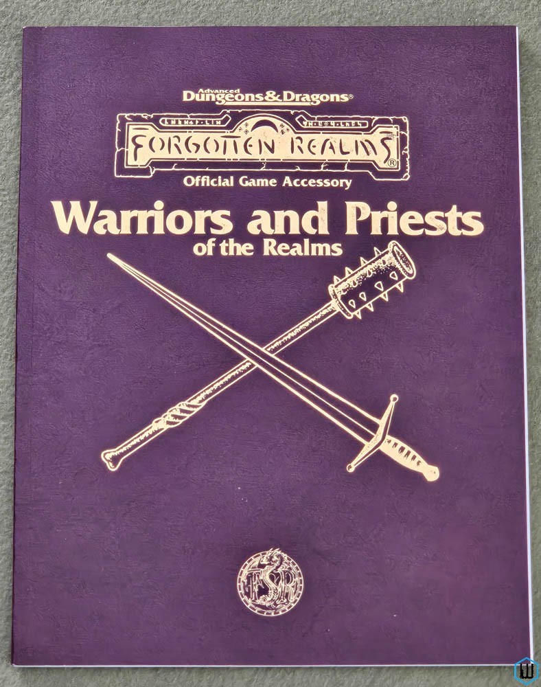 Warriors & Priests of the Realms (Advanced Dungeons Dragons) Forgotten TSR 9509