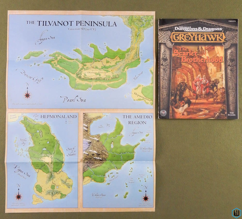 Scarlet Brotherhood (Advanced Dungeons Dragons Greyhawk) w MAP