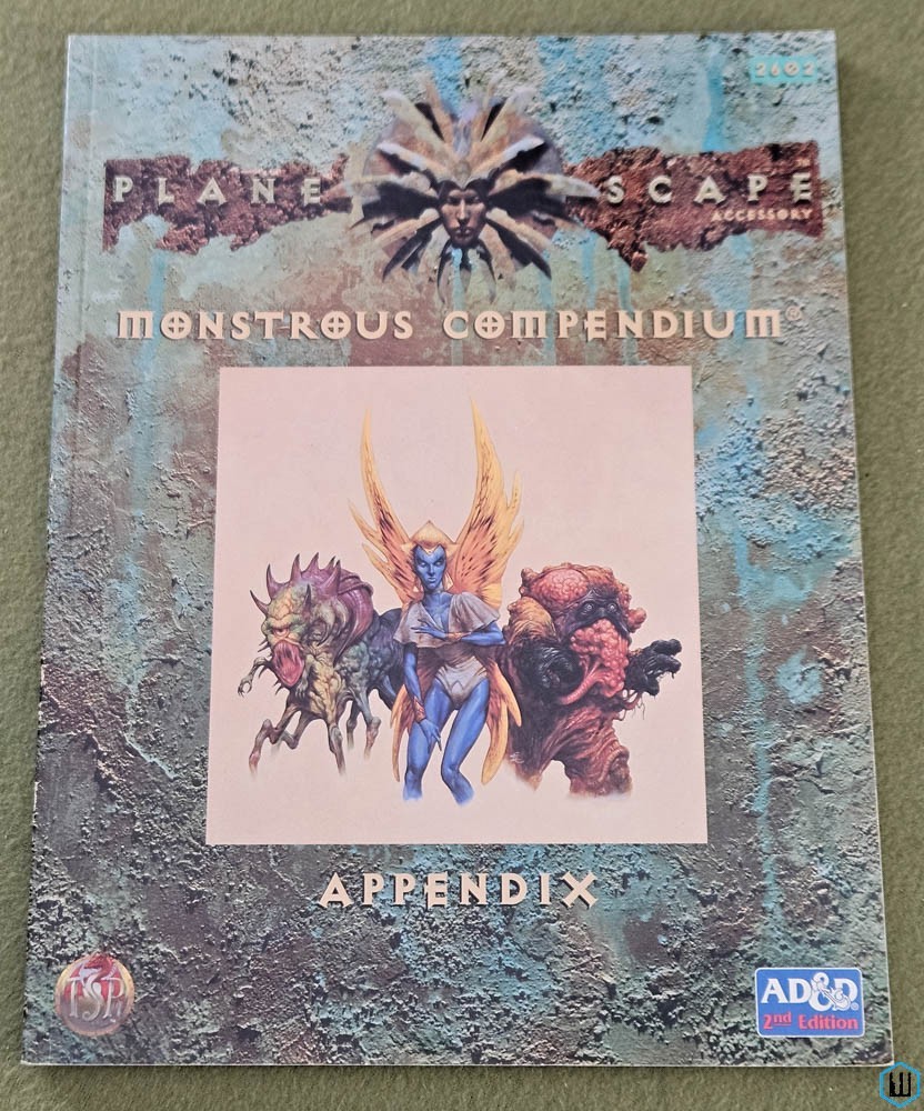 Planescape Monstrous Compendium Appendix (Advanced Dungeons Dragons) TSR 2602