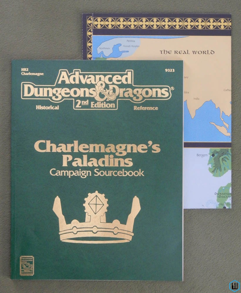 Charlemagne's Paladins (Advanced Dungeons Dragons Campaign Sourcebook HR2) MAP