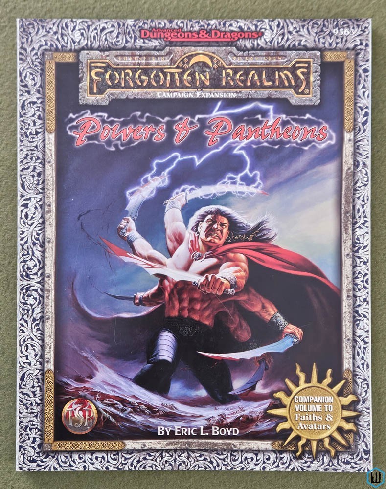 Powers & Pantheons (Advanced Dungeons Dragons Forgotten Realms) Original TSR 9563