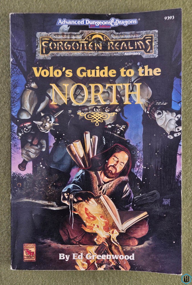 Volo's Guide to the North (Dungeons Dragons Forgotten Realms) Original 1993 edition TSR 9393