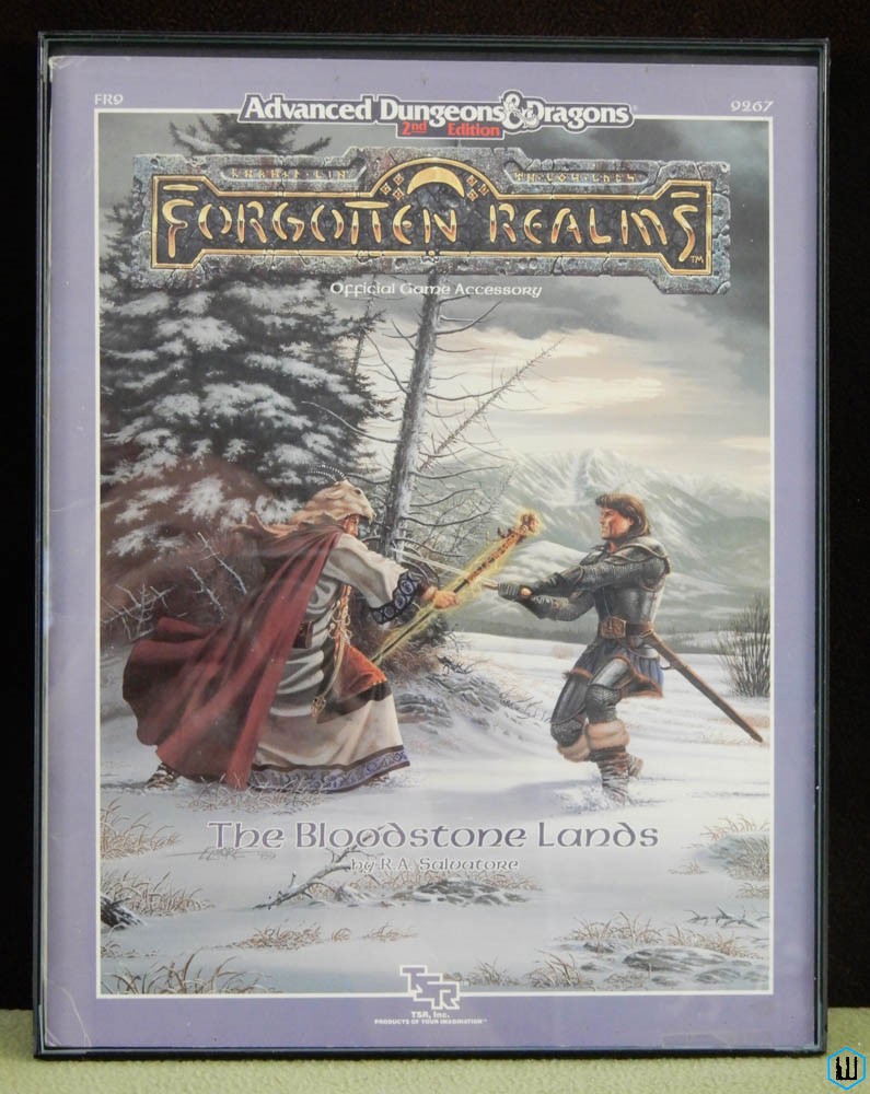 Image for Framed RPG Cover Art: Bloodstone Lands FR9 Forgotten Realms TSR