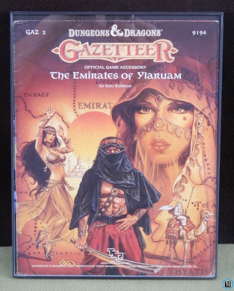 Image for Framed RPG Cover Art: Gazetteer Emirates of Ylaruam Dungeons & Dragons TSR